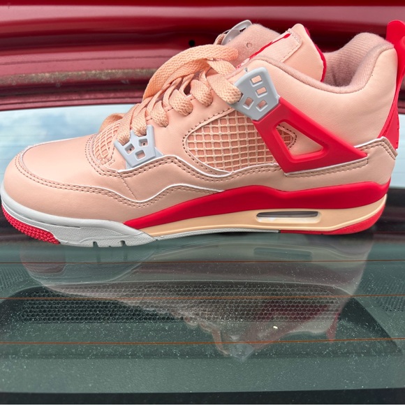 Never worn! Jordan 4’s. Bought for my sister but they were too small on her. - Picture 2 of 4